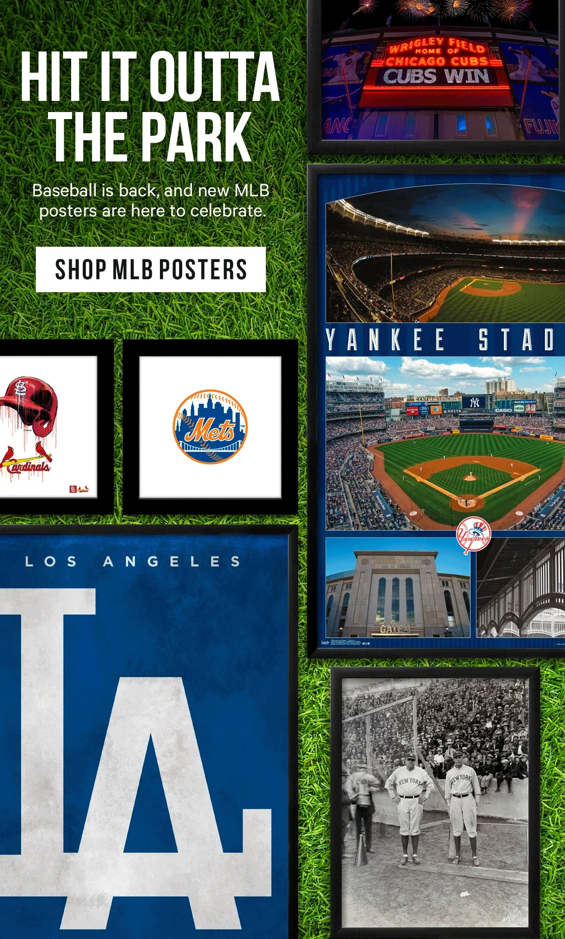 Hit It Outta the Park! Baseball is back, and new MLB posters are here to celebrate - Shop MLB Posters