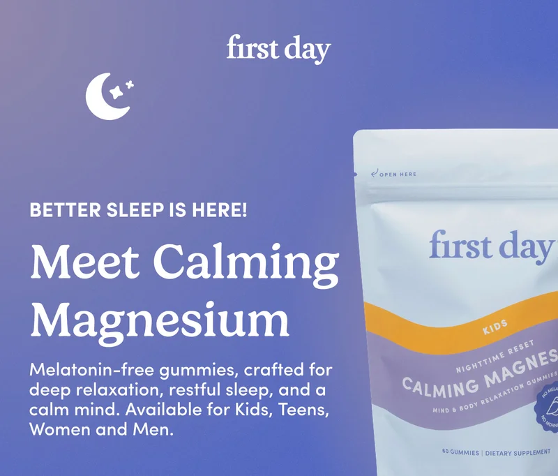 Meet Calming Magnesium - melatonin-free gummies for better sleep.