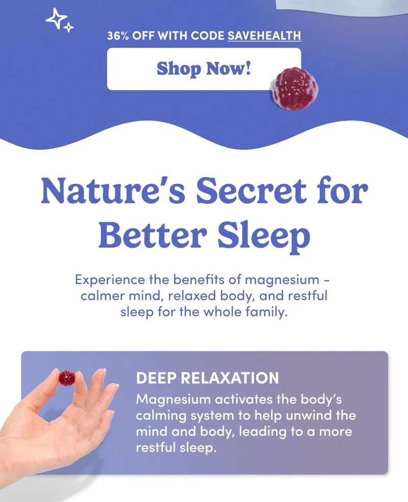 Nature's Secret for Better Sleep.