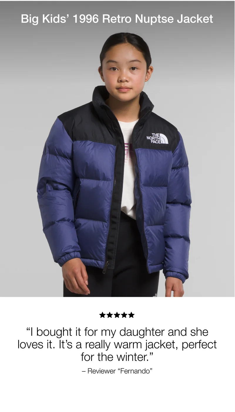 I bought it for my daughter and she  loves it. It's a really warm jacket, perfect for the winter. - Reviewer Fernando