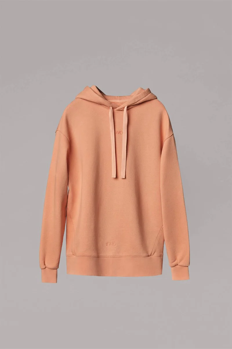 Image of Hooded Sweater - Dusty Pink