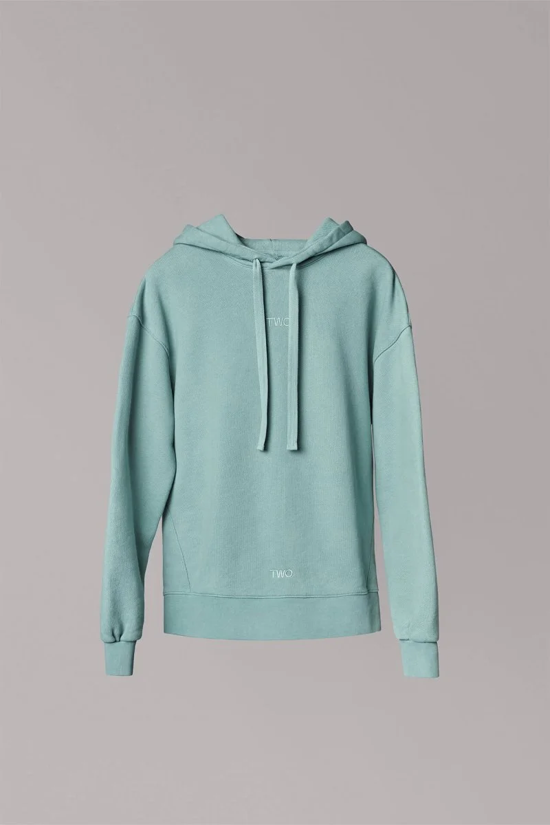 Image of Hooded Sweater - Jade Green