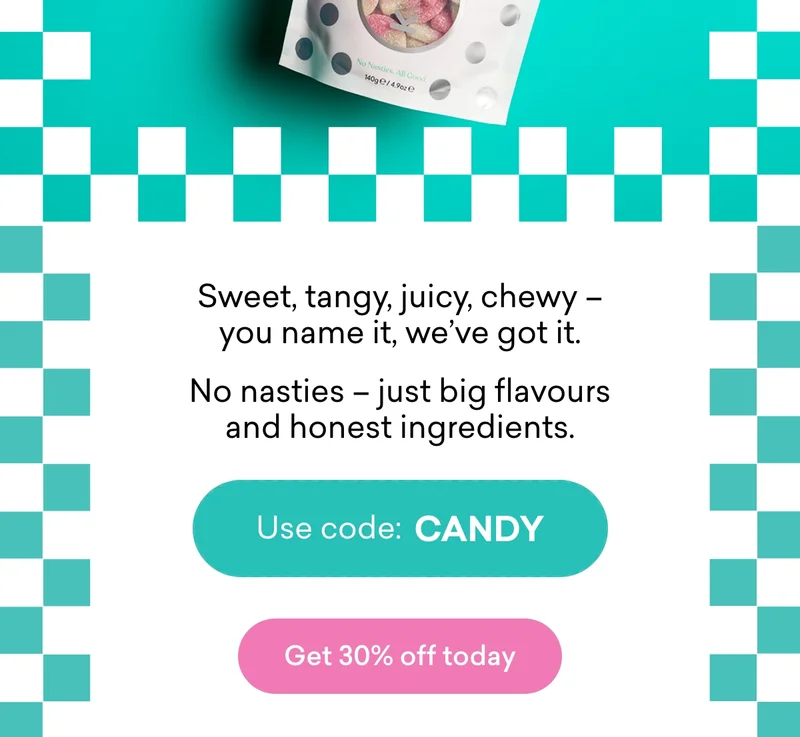 Sweet, tangy, juicy, chewy – you name it, we’ve got it.  No nasties – just big flavours and honest ingredients.