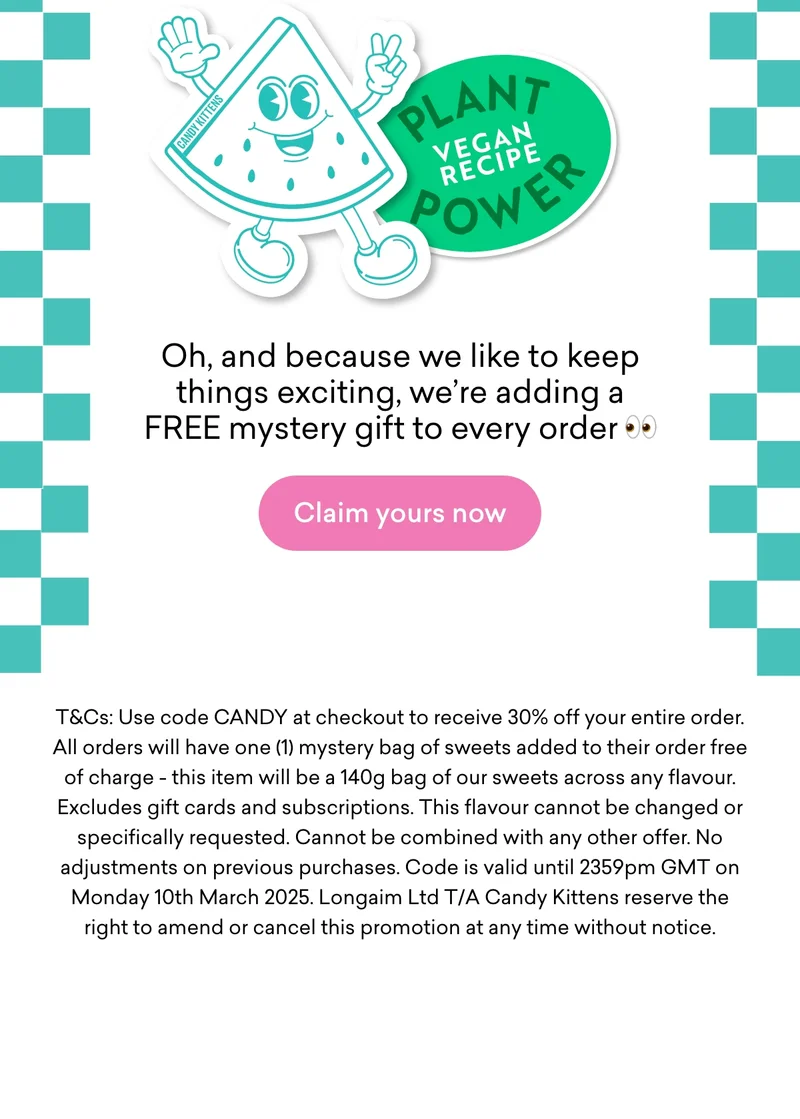 Oh, and because we like to keep things exciting, we’re adding a FREE mystery gift to every order 👀