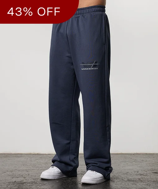POWERLINE DUSK BLUE STRAIGHT LEG SWEAT PANTS