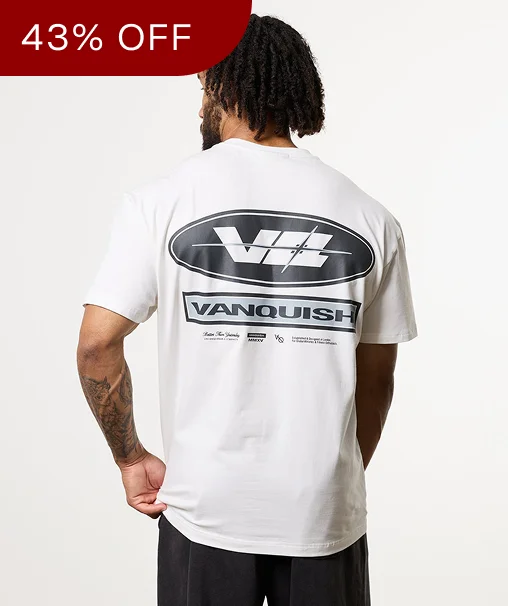 POWERLINE WHITE OVERSIZED T-SHIRT