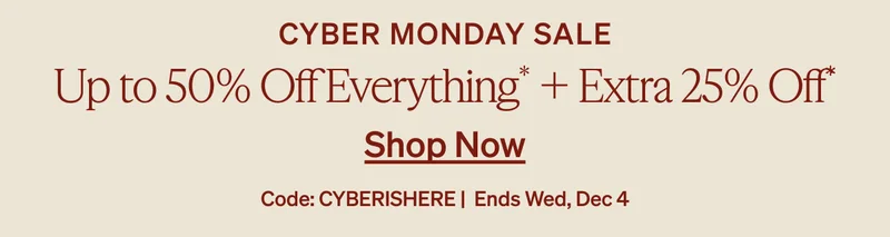 4 Freebies, Up to 50% Off Everything + Extra 25% Off