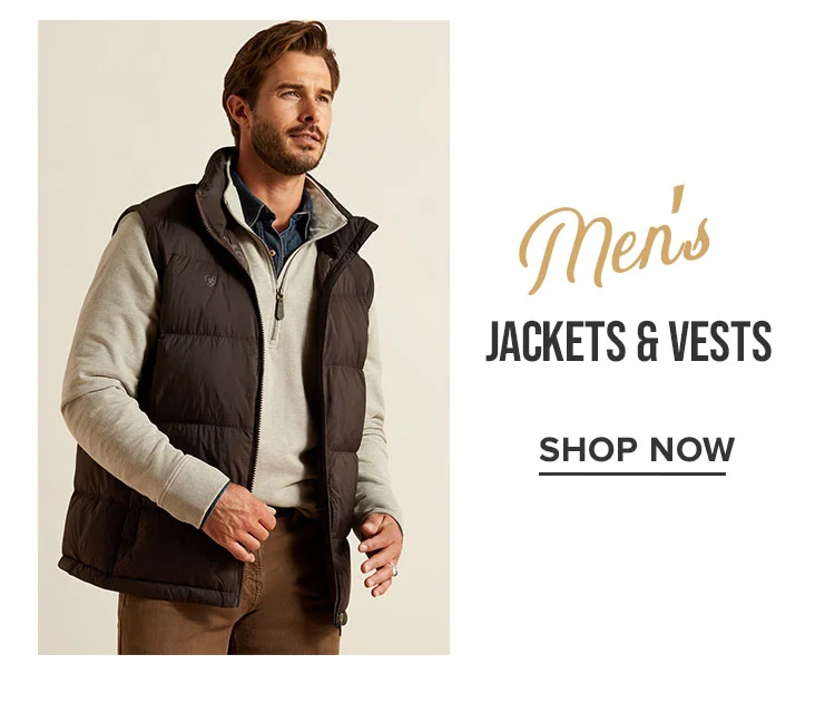 MEN'S JACKETS AND VESTS | SHOP NOW