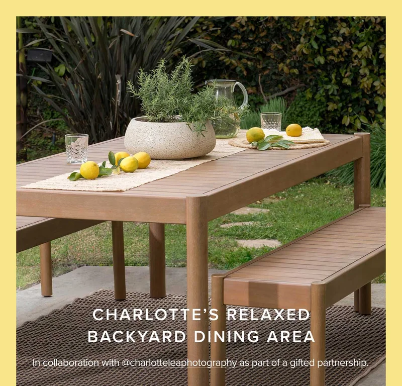 Article made our backyard feel like part of our home.