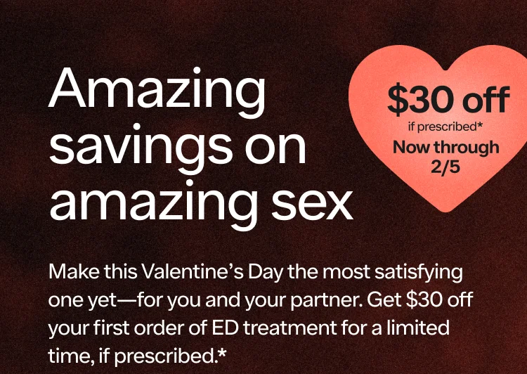 Amazing savings on amazing sex
