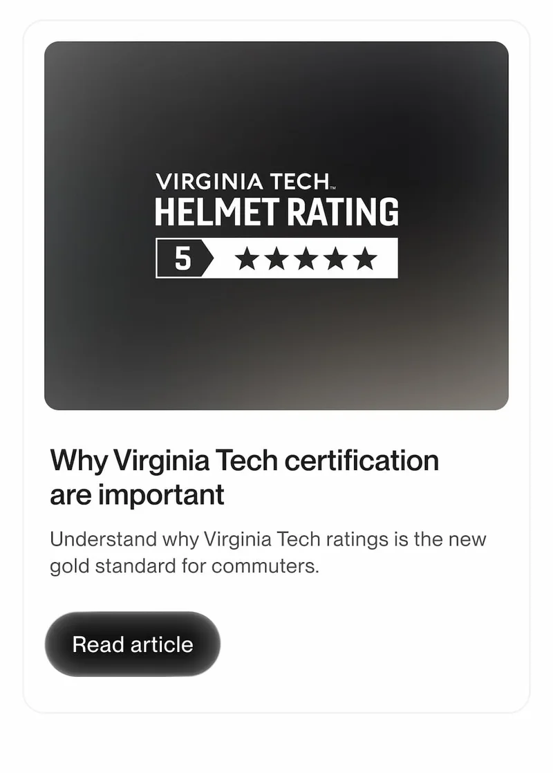 Virginia Tech helmet safety rating showing 5 out of 5 stars