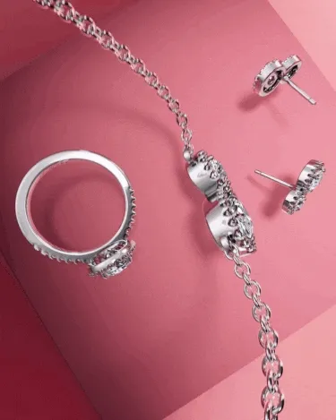 Pandora Timeless jewelry collage