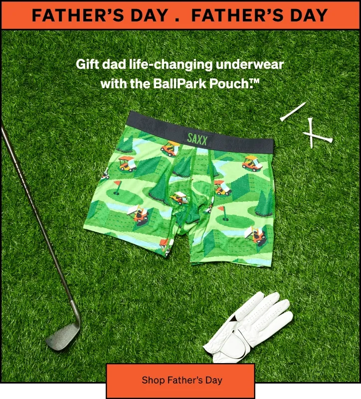 Gift dad life-changing underwear with the BallPark Pouch.