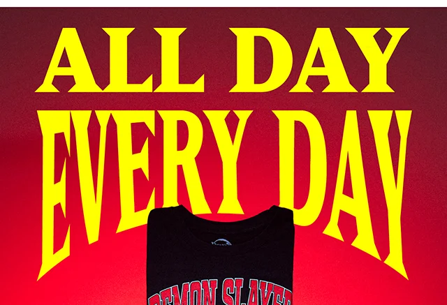 All Day Every Day. Shop Anime