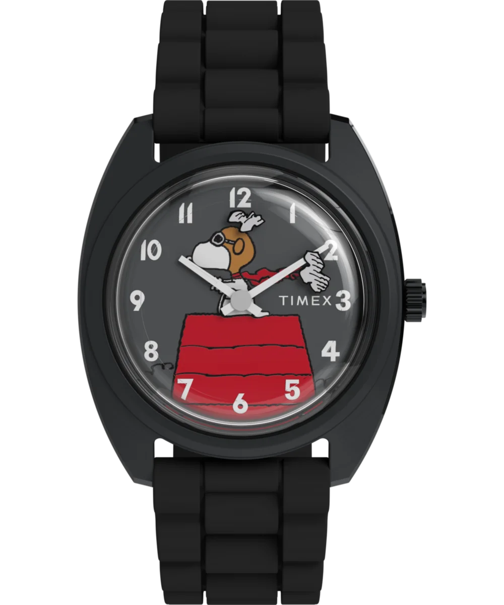 Image of Peanuts® x Timex 1979 Reissue Inspired 37mm Silicone Strap Watch