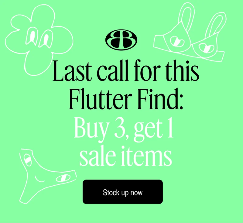 Last call for this Flutter Find: Buy 3, get 1 sale items | Stock up now