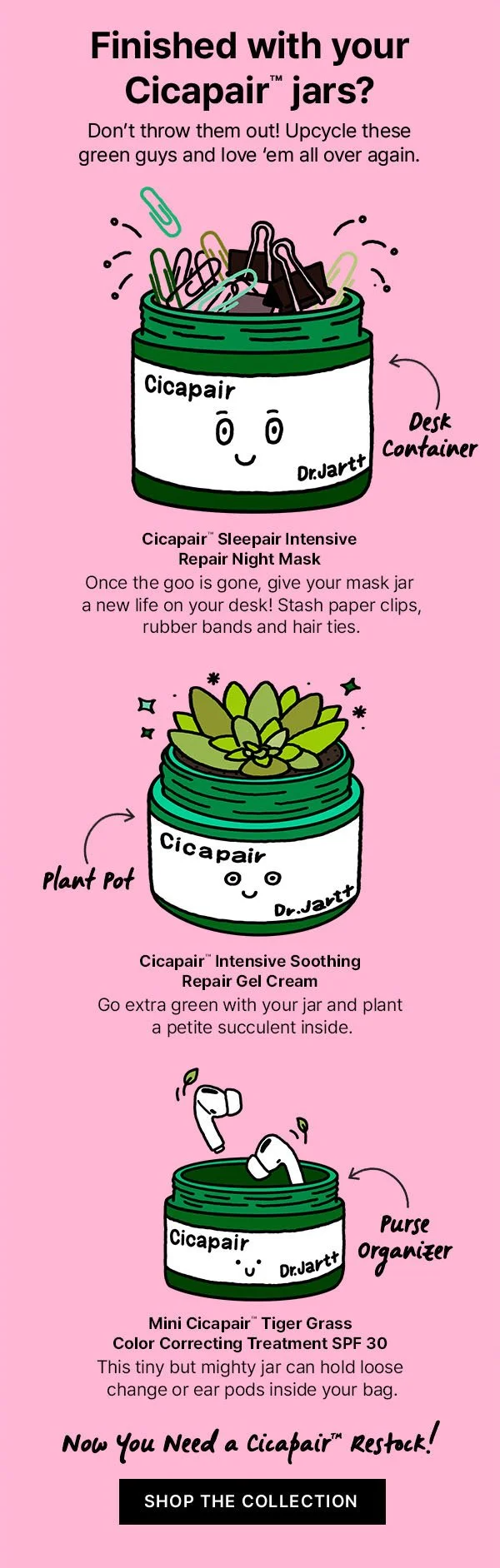 Calling all sensitive skin types. Get 3 free Cicapair full sizes with orders $65+.