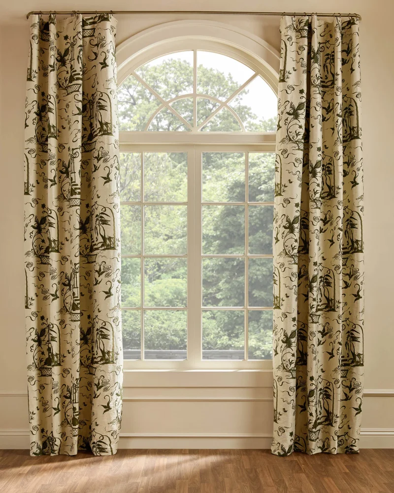 Shop Misha Toile Curtain Panel