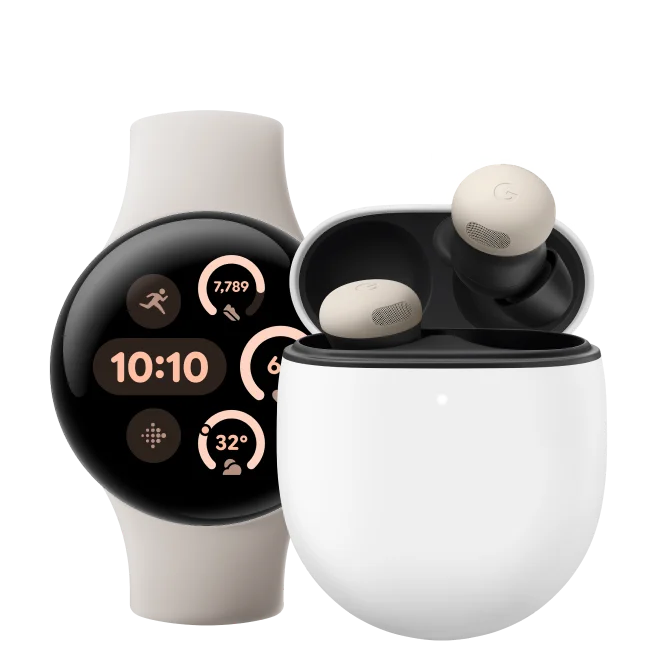 Save $90 when you bundle the Pixel Watch 3 and Pixel Buds Pro 2.