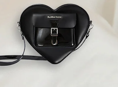 Heart Shaped Leather Backpack