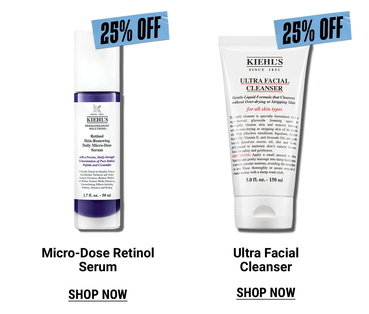 Micro-Dose Serum, Ultra Facial Cleanser