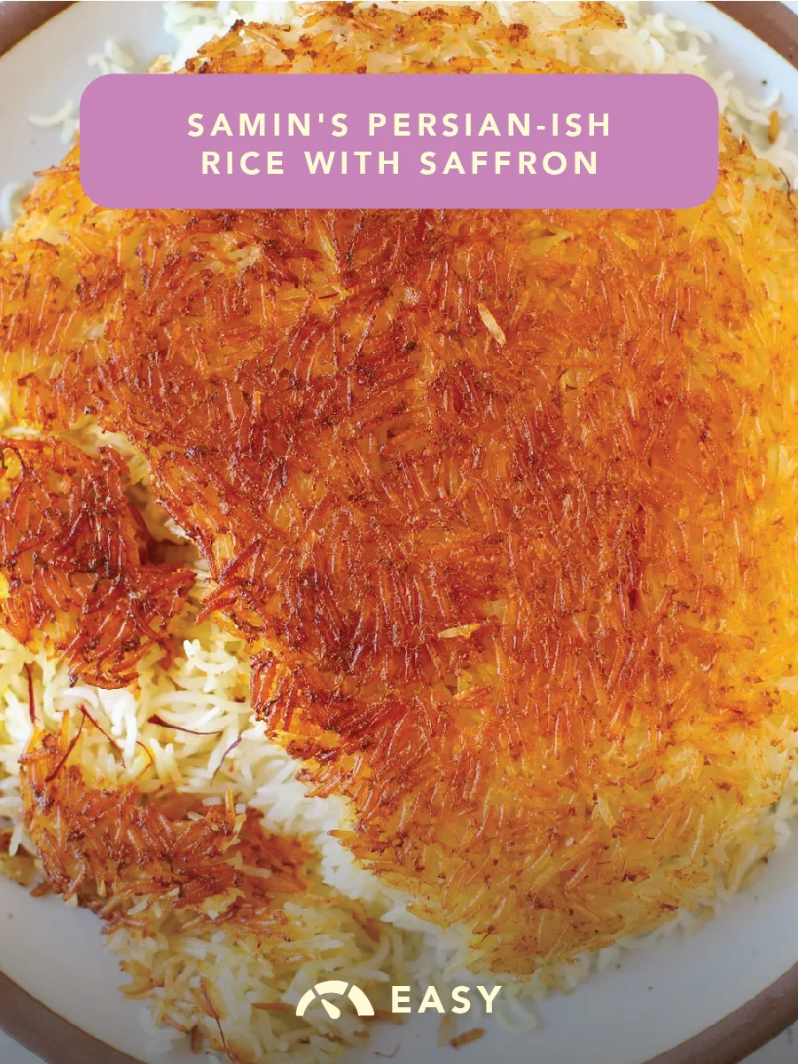Samin's Persian-ish Rice with Saffron