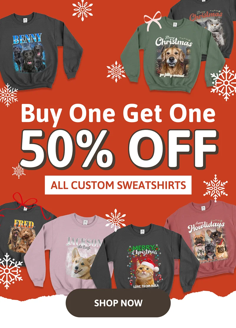 Buy one get one 50% Off all Sweatshirts!