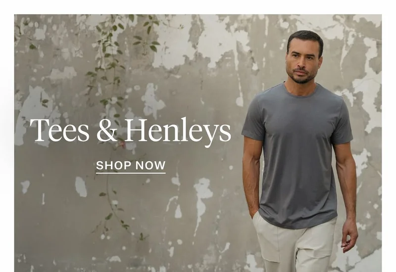 Men's Tees & Henleys