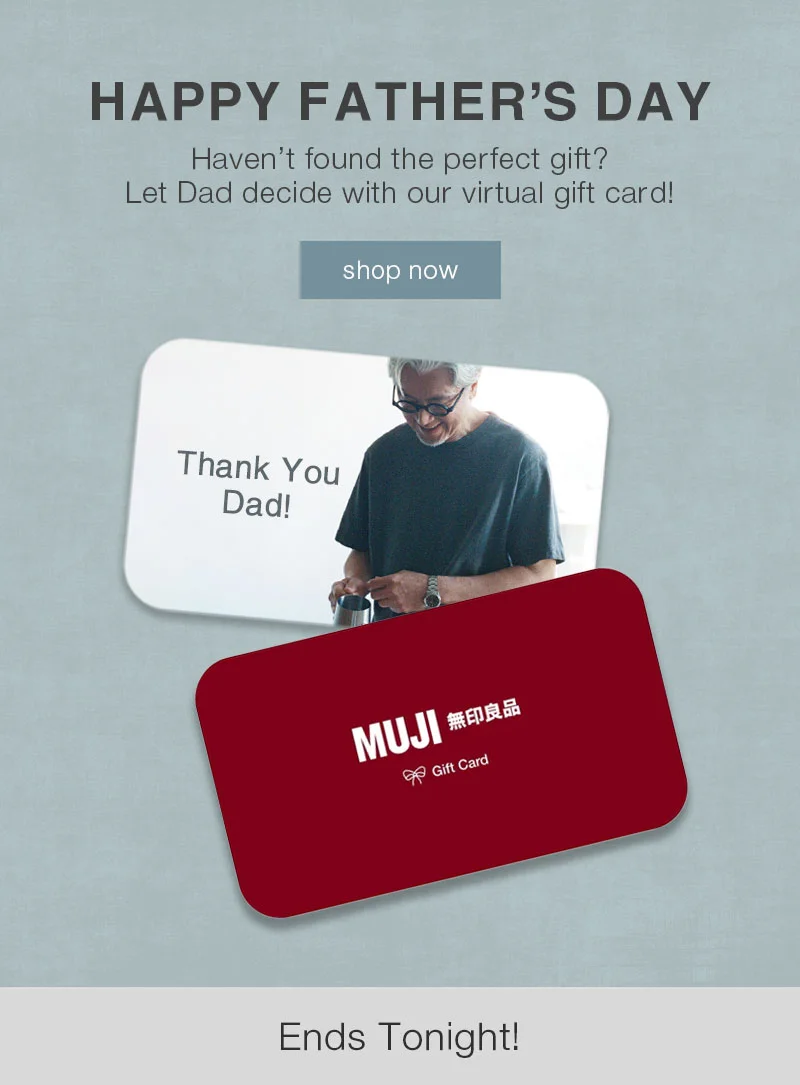 Shop MUJI Gift Card for Father's Day