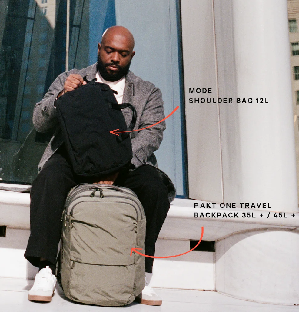 MODE Shoulder Bag, Pakt One Travel Backpack