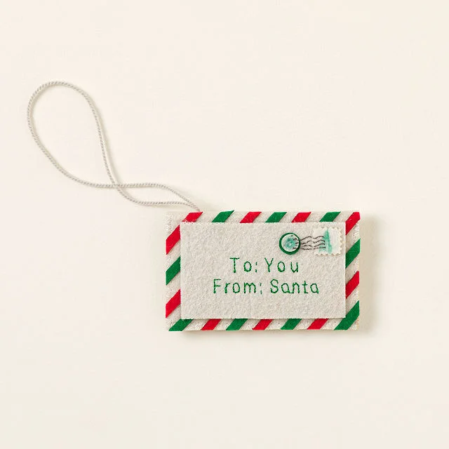 Letter To You Felt Pocket Ornament