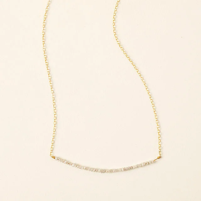 Rough Diamond Necklace