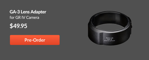 GA-3 Lens Adapter for GR IV