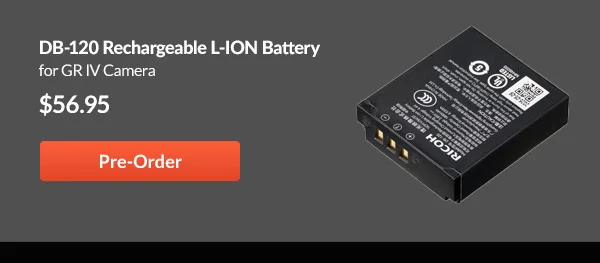 DB-120 Rechargeable L-ION Battery for GR IV Camera