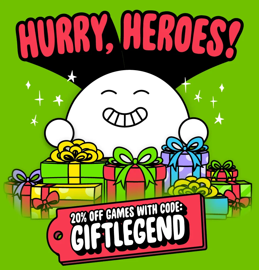 Hurry, heroes! 20% off games with the code: GIFTLEGEND