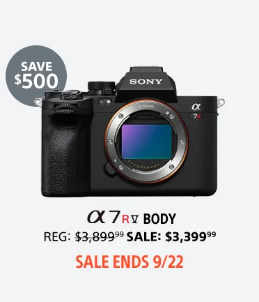 Save $500: Alpha 7R V Body