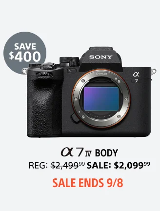 Save $400: Alpha 7 IV Body