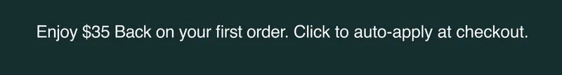 Enjoy $20 off your first order of $145 or more*