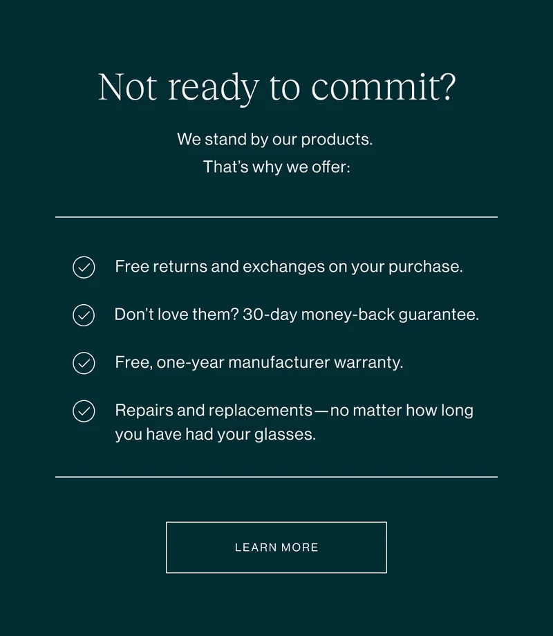 Not ready to commit?