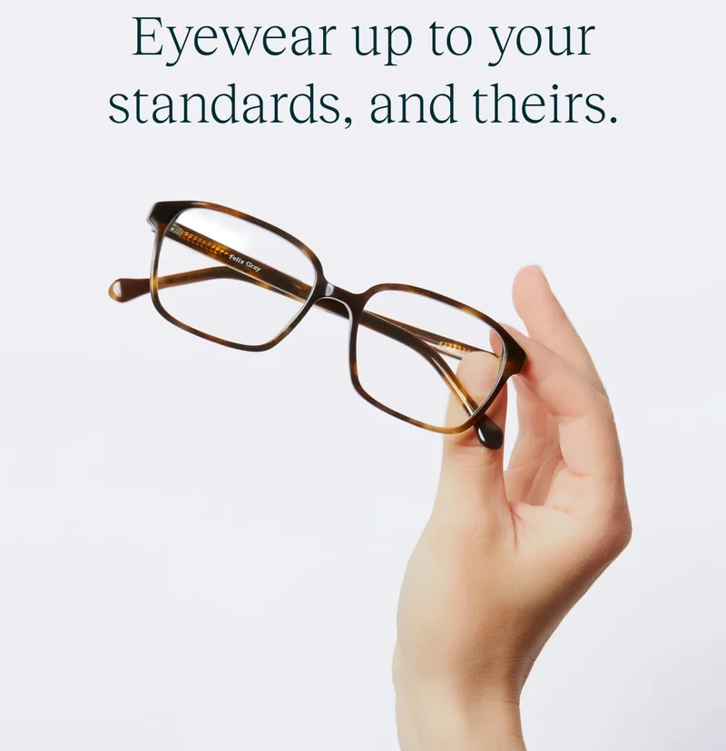 Eyewear up to your standards, and theirs.