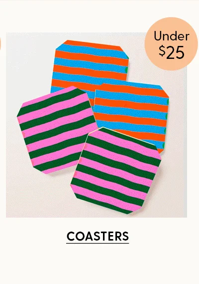 Under $25 | Shop Coasters
