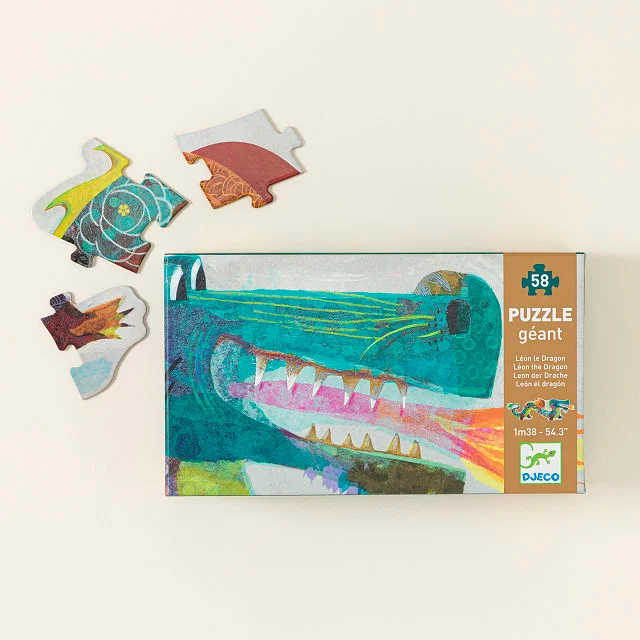 Leon the Dragon Giant Floor Puzzle