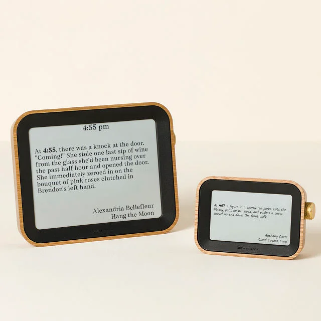 Interactive Author Clock