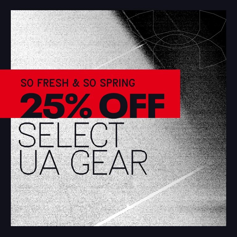 25% OFF SELECT UA GEAR