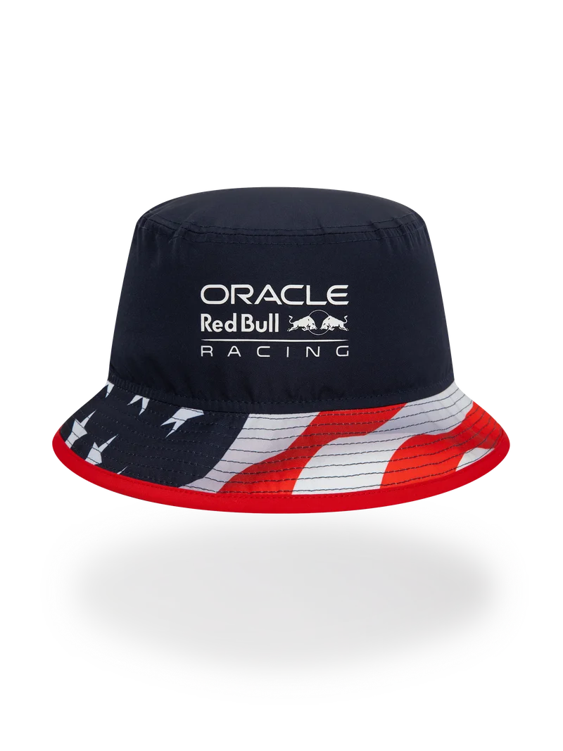 Oracle Red Bull Racing New Era U.S. Flag Bucket Hat