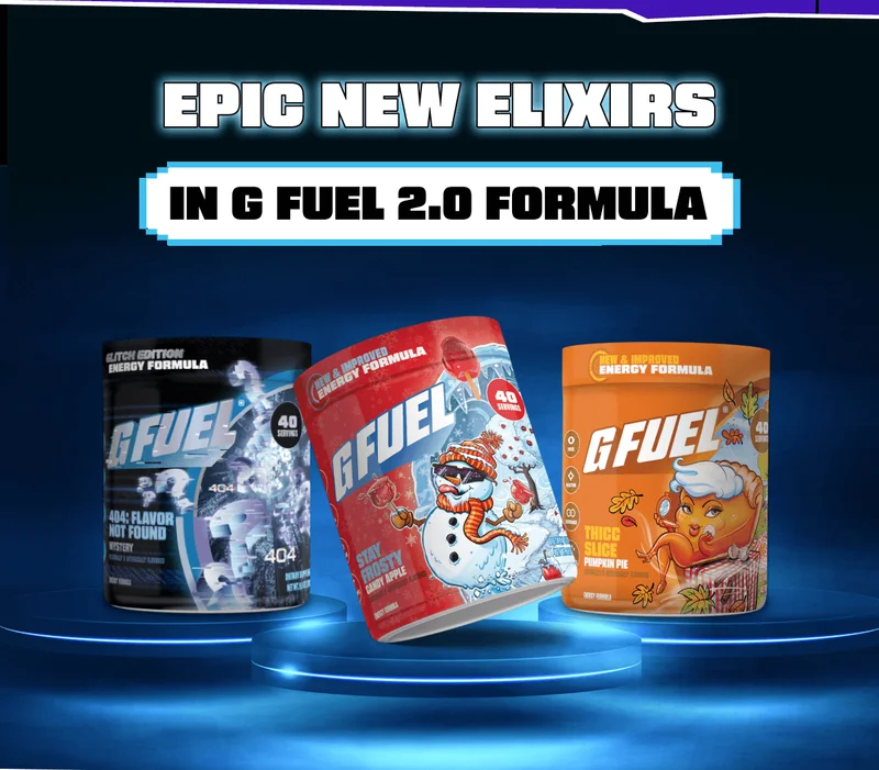 Epic New Elixirs in G Fuel 2.0 Formula