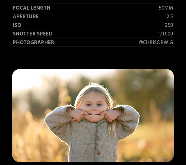 Focal length 50MM | Aperture 2.5 | ISO 250 | Shutter speed 1/1000 | Photographer @CHRISORWIG