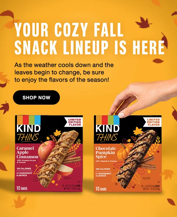 your cozy fall snack lineup is here!