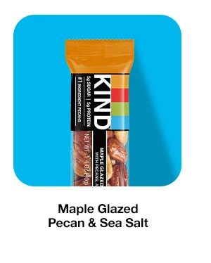 Maple Glazed Pecan & Sea Salt Nut Bars