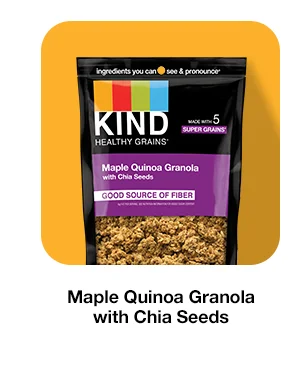 Maple Quinoa Granola with Chia Seeds